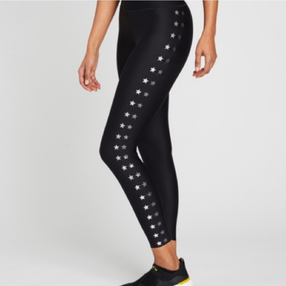 Ultracor Soul Cycle Star Leggings Sz M Black Athleisure - Picture 3 of 10